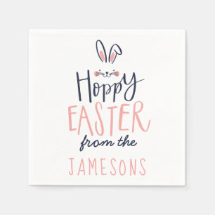 HOPPY EASTER BUNNY NAPKIN