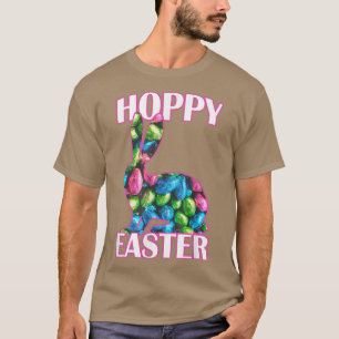 Hoppy Easter Chocolate Easter Bunny  T-Shirt