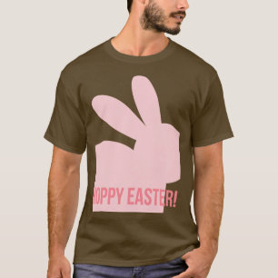 Hoppy Easter Cute Bunny Rabbit Pun Design Perfect T-Shirt