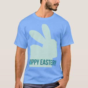 Hoppy Easter Cute Bunny Rabbit Pun Design Perfect  T-Shirt