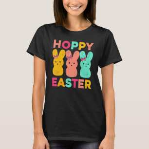 Hoppy Easter Cute Happy Easter Day Bunny Easter Eg T-Shirt