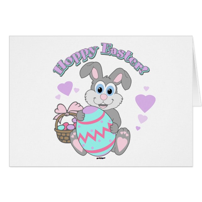 Hoppy Easter! Easter Bunny (Front Horizontal)