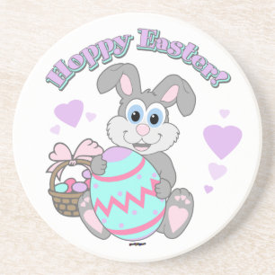Hoppy Easter! Easter Bunny Coaster
