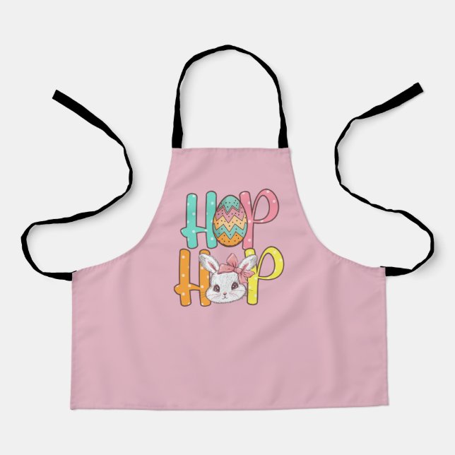 Hoppy Easter - festive Easter design Apron (Front)