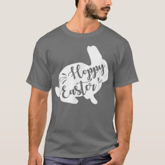 Hoppy Easter Funny Easter Bunny Rabbit  T-Shirt