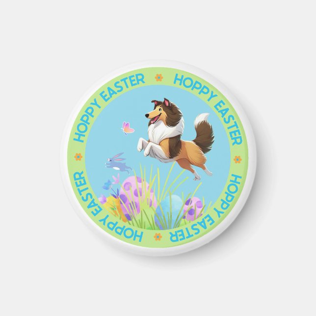 Hoppy Easter Magnet (Front)