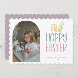 Hoppy Easter Photo Holiday Card