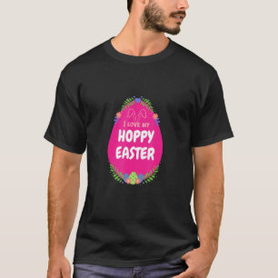 Hoppy Easter Spring Easter Egg Easter Happy Easter T-Shirt