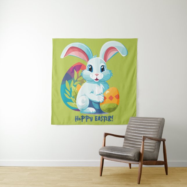 Hoppy Easter! Tapestry (In Situ)