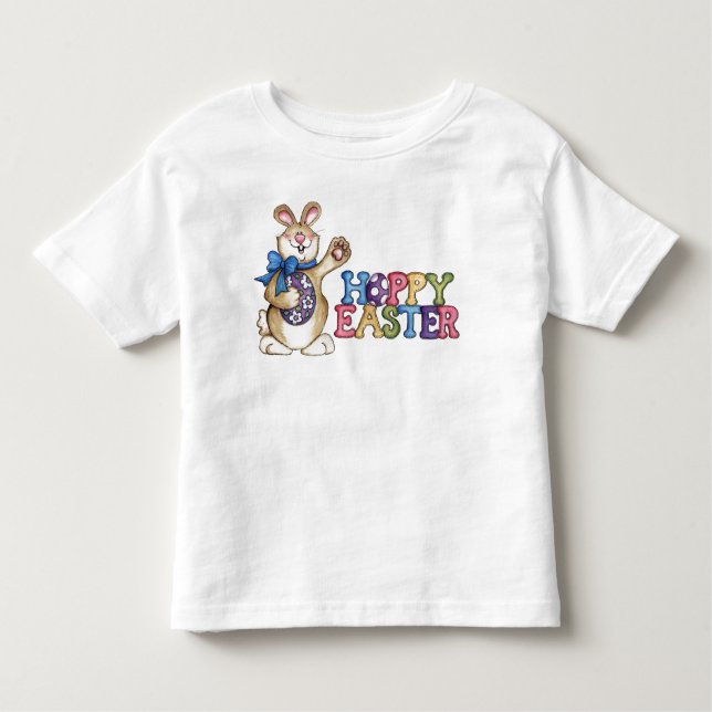 Hoppy Easter - Toddler T-shirt (Front)