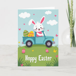 Hoppy Easter Truck Ride Card