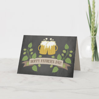Hoppy Father's Day Beer Mug Card