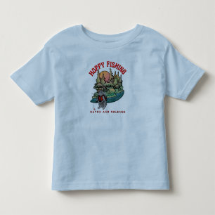 Hoppy Fishing Catch and Release Toddler T-Shirt