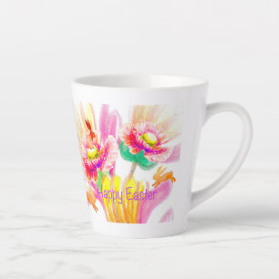 Hoppy Floral Easter Latte Mug