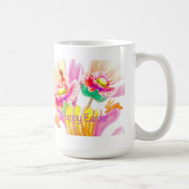 Hoppy Floral Easter Mug (Right)