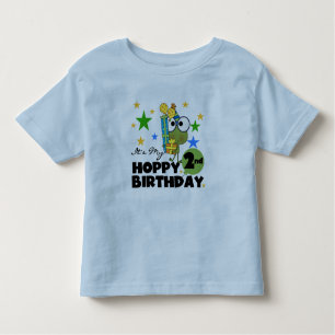 Hoppy Frog 2nd Birthday T-shirts and Gifts