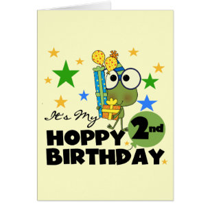 Hoppy Frog 2nd Birthday T-shirts and Gifts