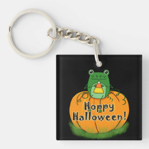 Hoppy Halloween Frog Key Ring