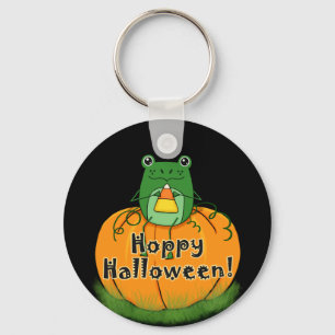 Hoppy Halloween Frog Key Ring