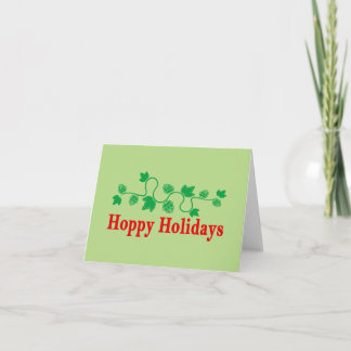 Hoppy Holiday greeting card