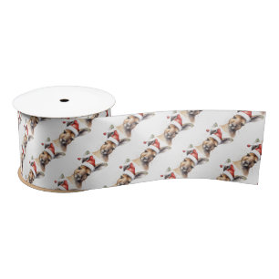 Hoppy Holidays, Christmas Kangaroo  Satin Ribbon