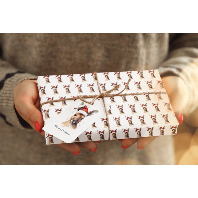 Hoppy Holidays, Christmas Kangaroo  Wrapping Paper (Creator Uploaded)