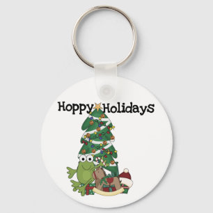 Hoppy Holidays Tshirts and Gifts Key Ring