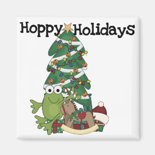 Hoppy Holidays Tshirts and Gifts Magnet