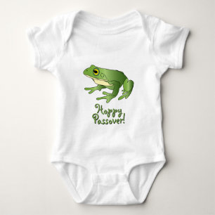 Hoppy Passover - Single Frog - Baby Bodysuit