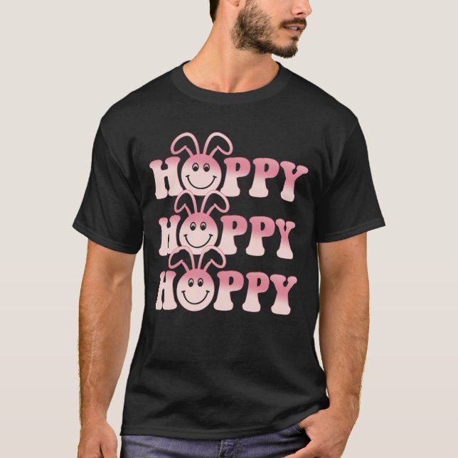 HOPPY, retro, vintage T-Shirt (Front)