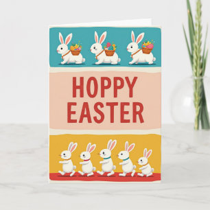 Hoppy Spring Animal Celebration Card