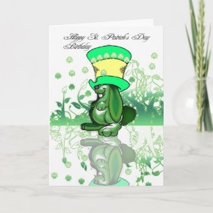 Hoppy St. Patrick's Day Birthday, Saint Patrick's Card