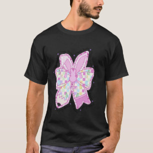 Hoppy Teacher Coquette Bow Rabbit Eggs Hunter East T-Shirt