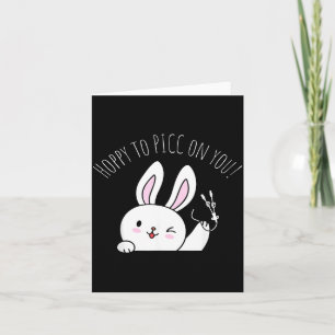 Hoppy To Cc On Bunny Cc Nurse Easter Vascular Card