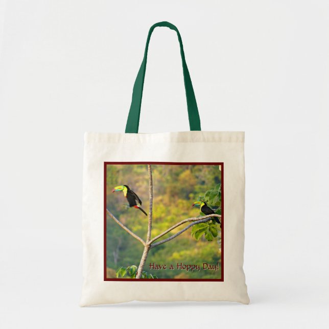 Hoppy Toucans Tote Bag (Front)