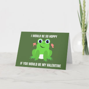 Hoppy Valentine's Day Holiday Card