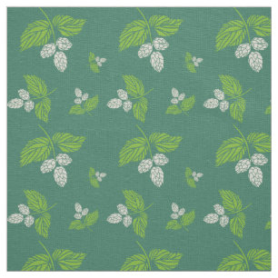 Hops, Botanical Fabric Design