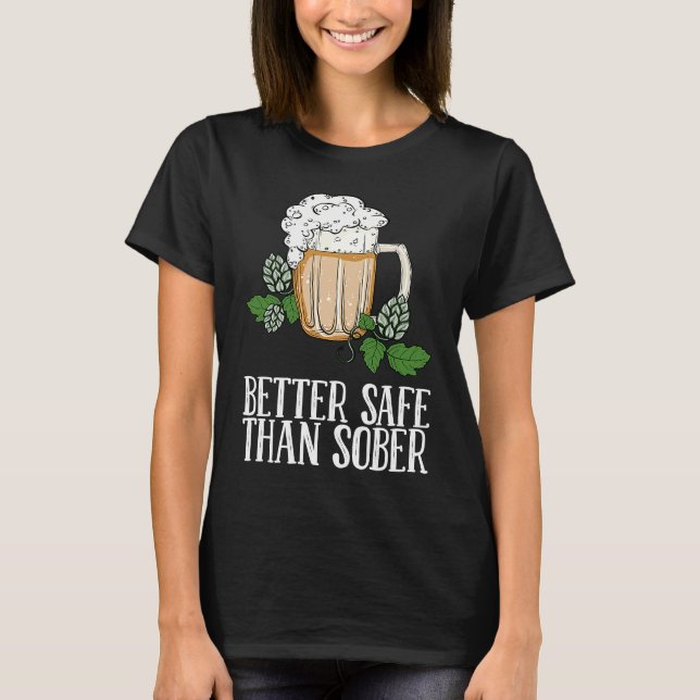 Hops  Brewery  Brewing T-Shirt (Front)