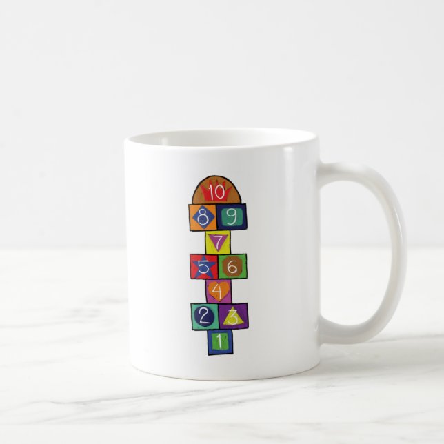 Hopscotch Coffee Mug (Right)