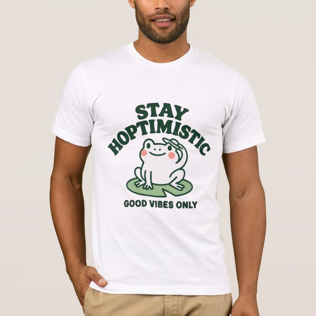HOPtimistic Frog T-Shirt (Front)
