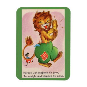 Horace the Lion and friend Magnet