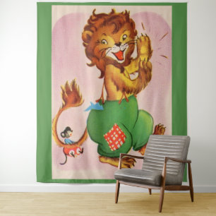 Horace the Lion and friend Tapestry