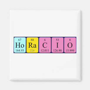 Horacio periodic table name magnet