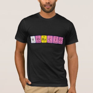 Horacio periodic table name shirt