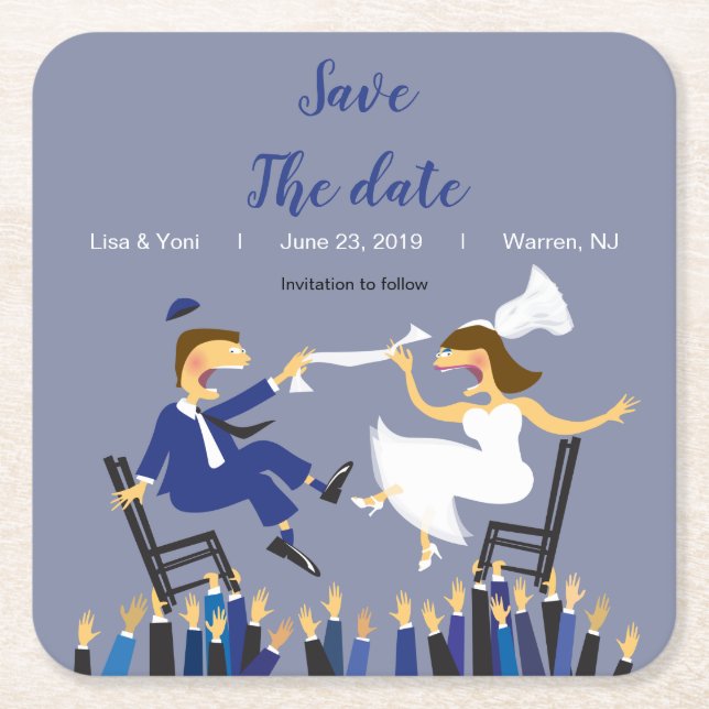 Horah Chair on a coaster Customised (Front)