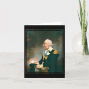 Horatio Gates Painting Portrait (1794) Card