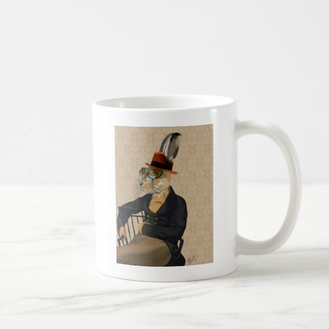 Horatio Hare on Chair Coffee Mug (Right)