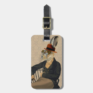 Horatio Hare on Chair Luggage Tag