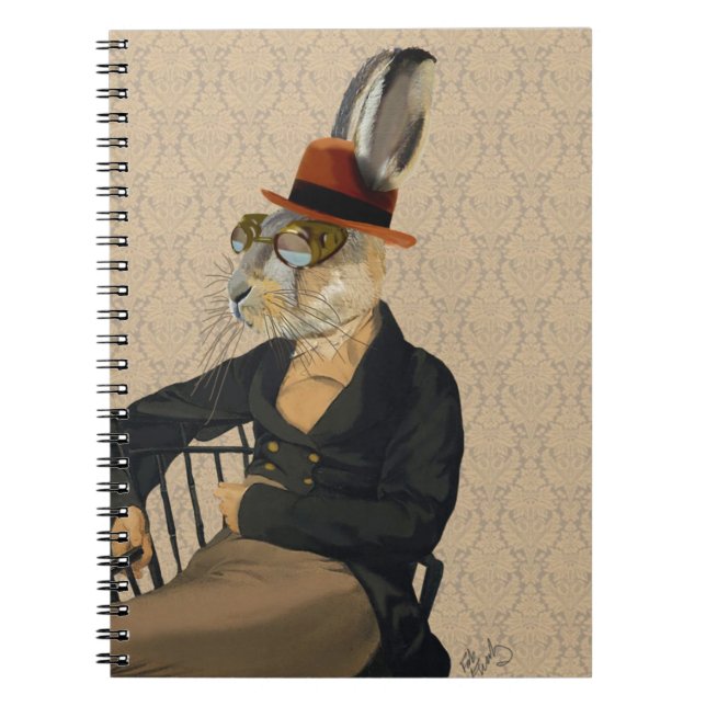Horatio Hare on Chair Notebook (Front)