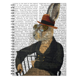 Horatio Hare On Chair Spiral Notebook